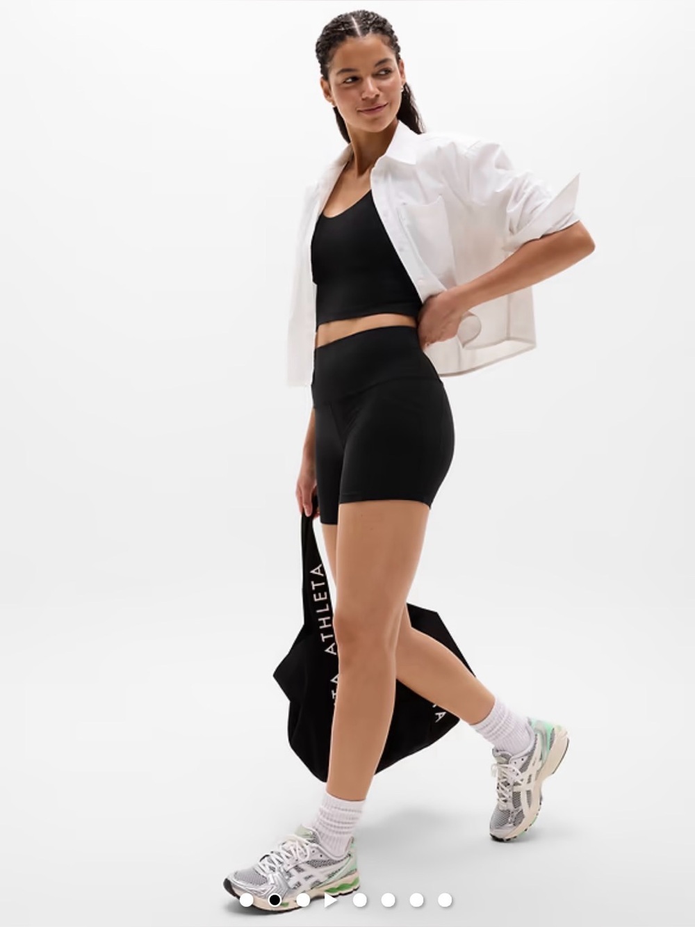 Athleta Salutation Stash Biker Short